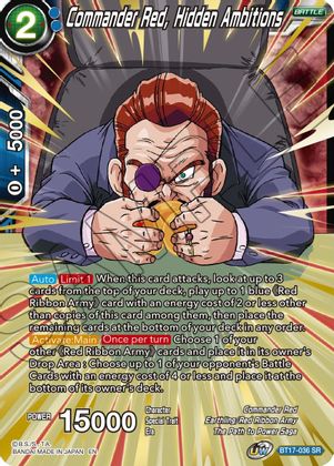 Commander Red, Hidden Ambitions (BT17-036) [Ultimate Squad] | Rock City Comics