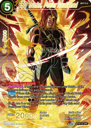 SSG Trunks, Power Awakened (SPR) (BT16-107) [Realm of the Gods] | Rock City Comics