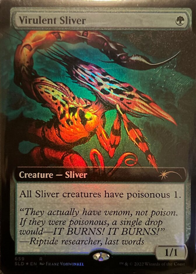 Virulent Sliver (Extended Art) [Secret Lair Drop Promos] | Rock City Comics