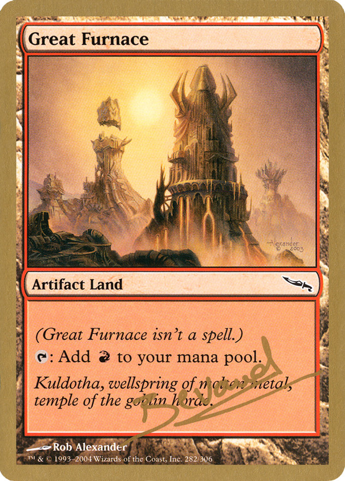 Great Furnace (Manuel Bevand) [World Championship Decks 2004] | Rock City Comics