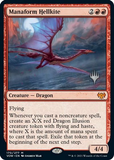 Manaform Hellkite (Promo Pack) [Innistrad: Crimson Vow Promos] | Rock City Comics