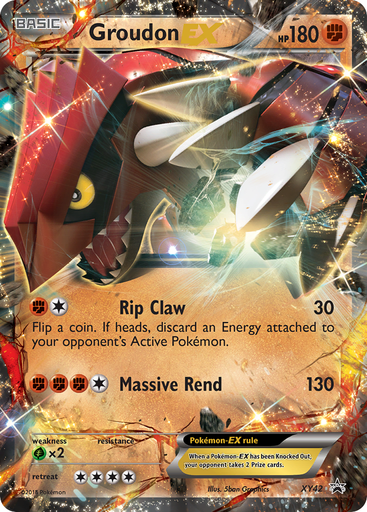 Groudon EX (XY42) [XY: Black Star Promos] | Rock City Comics