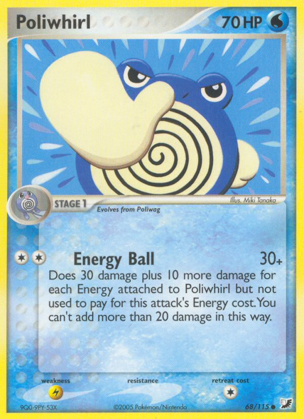 Poliwhirl (68/115) [EX: Unseen Forces] | Rock City Comics