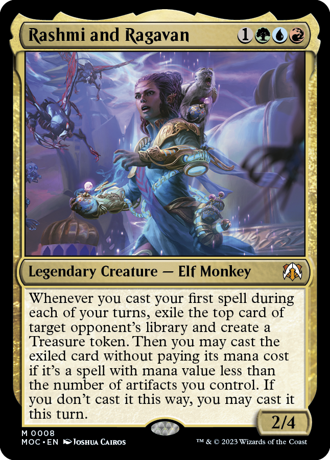 Rashmi and Ragavan [March of the Machine Commander] | Rock City Comics