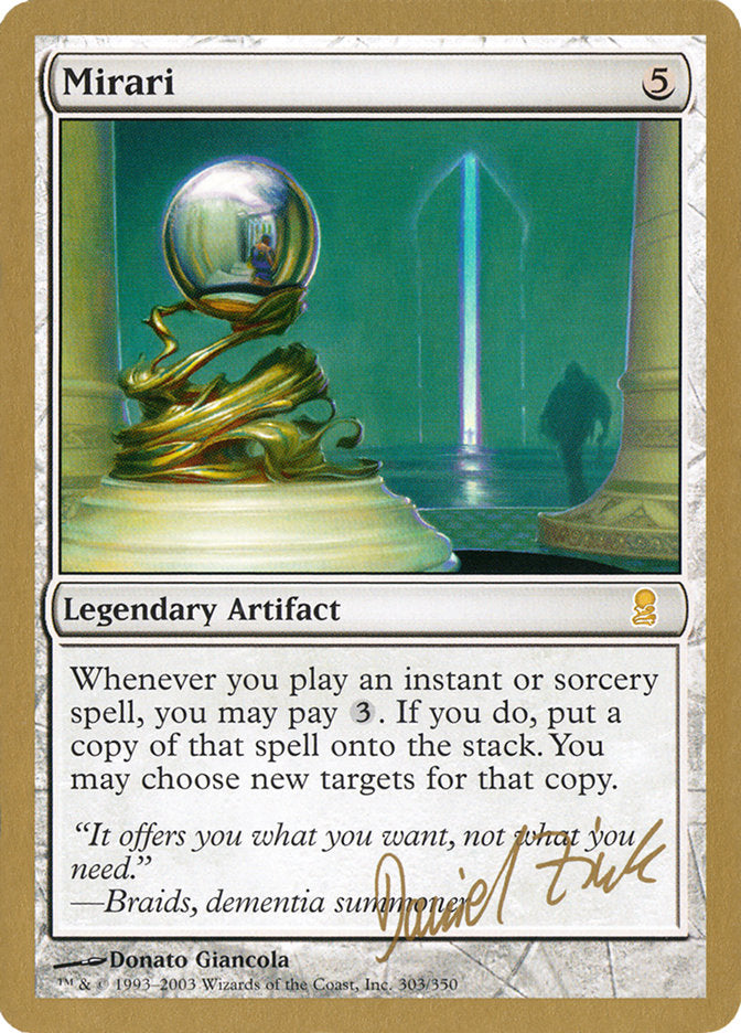 Mirari (Daniel Zink) [World Championship Decks 2003] | Rock City Comics