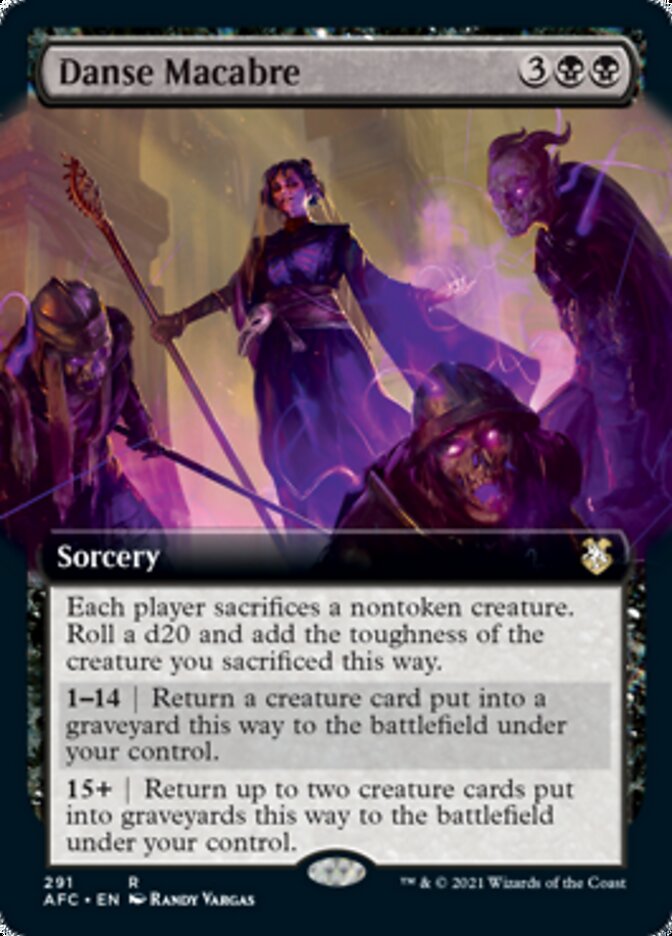 Danse Macabre (Extended Art) [Dungeons & Dragons: Adventures in the Forgotten Realms Commander] | Rock City Comics
