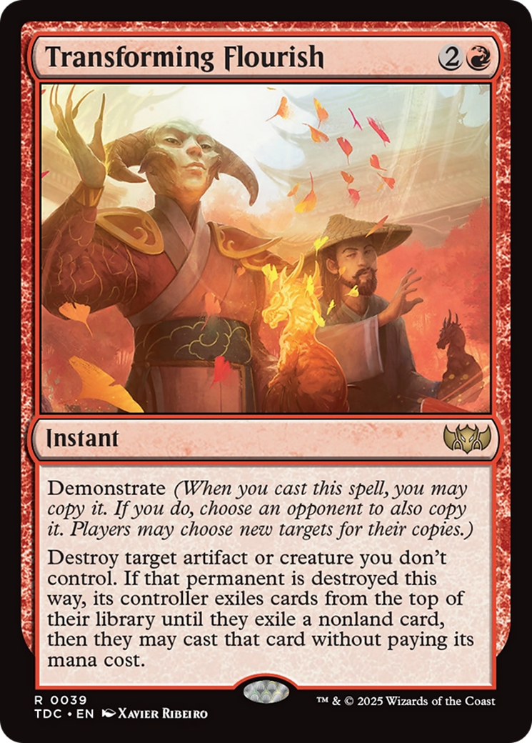 Transforming Flourish [Tarkir: Dragonstorm Commander] | Rock City Comics