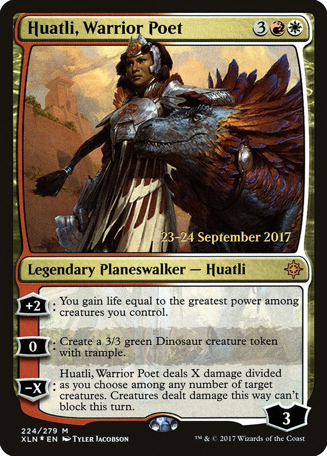 Huatli, Warrior Poet [Ixalan Prerelease Promos] | Rock City Comics