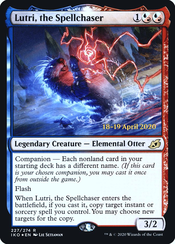 Lutri, the Spellchaser [Ikoria: Lair of Behemoths Prerelease Promos] | Rock City Comics