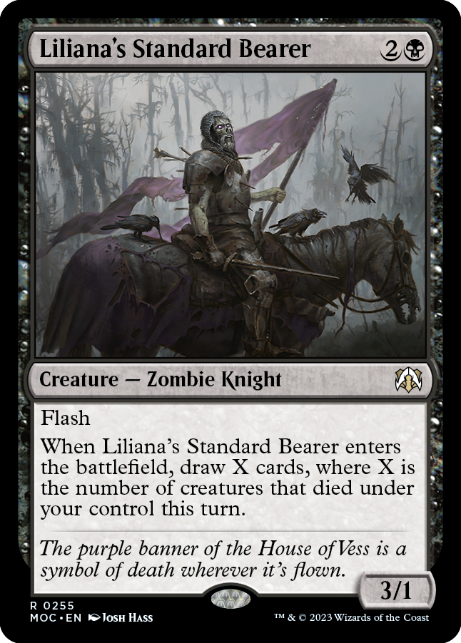 Liliana's Standard Bearer [March of the Machine Commander] | Rock City Comics