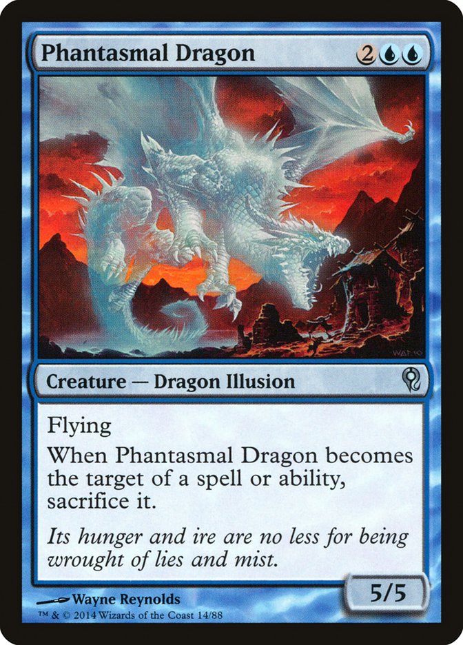 Phantasmal Dragon [Duel Decks: Jace vs. Vraska] | Rock City Comics