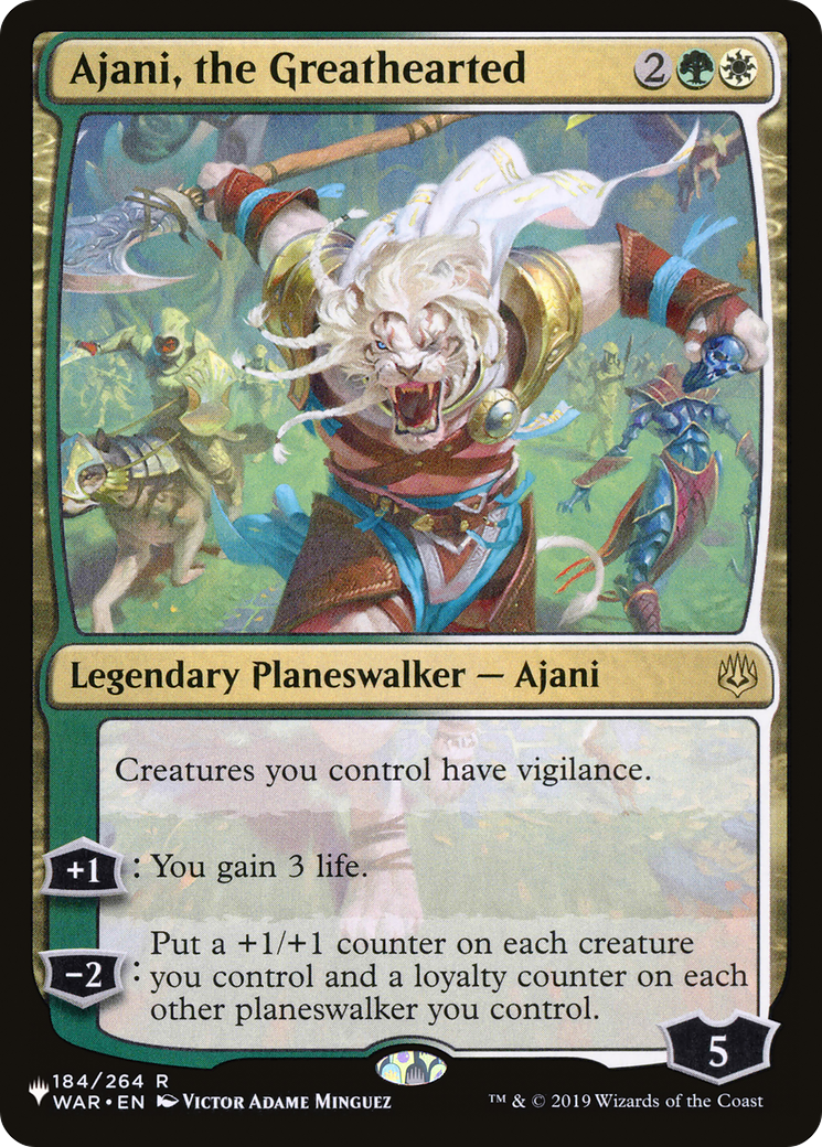 Ajani, the Greathearted [The List Reprints] | Rock City Comics