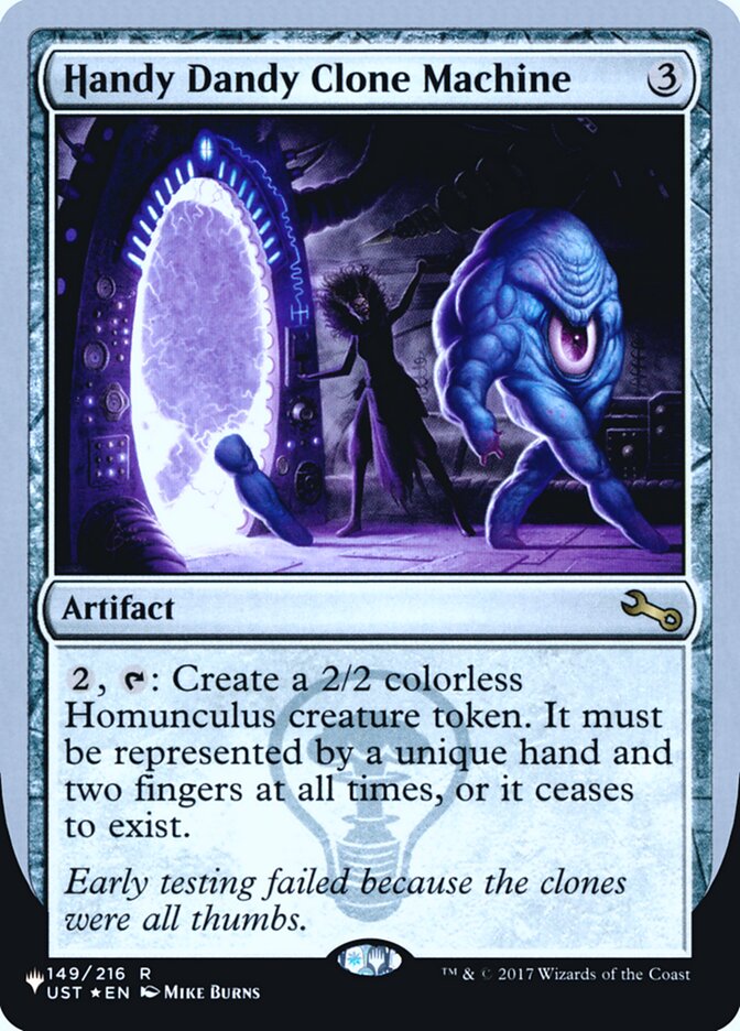 Handy Dandy Clone Machine (Unfinity Foil Edition) [The List] | Rock City Comics