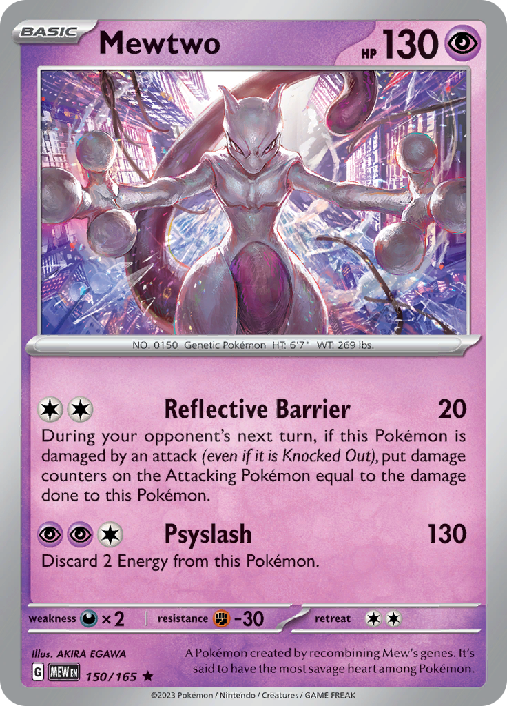 Mewtwo (150/165) [Scarlet & Violet: 151] | Rock City Comics