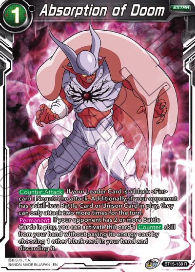 Absorption of Doom (BT15-138) [Saiyan Showdown] | Rock City Comics