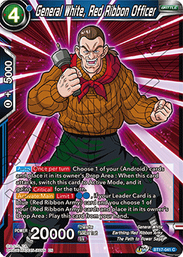 General White, Red Ribbon Officer (BT17-041) [Ultimate Squad] | Rock City Comics