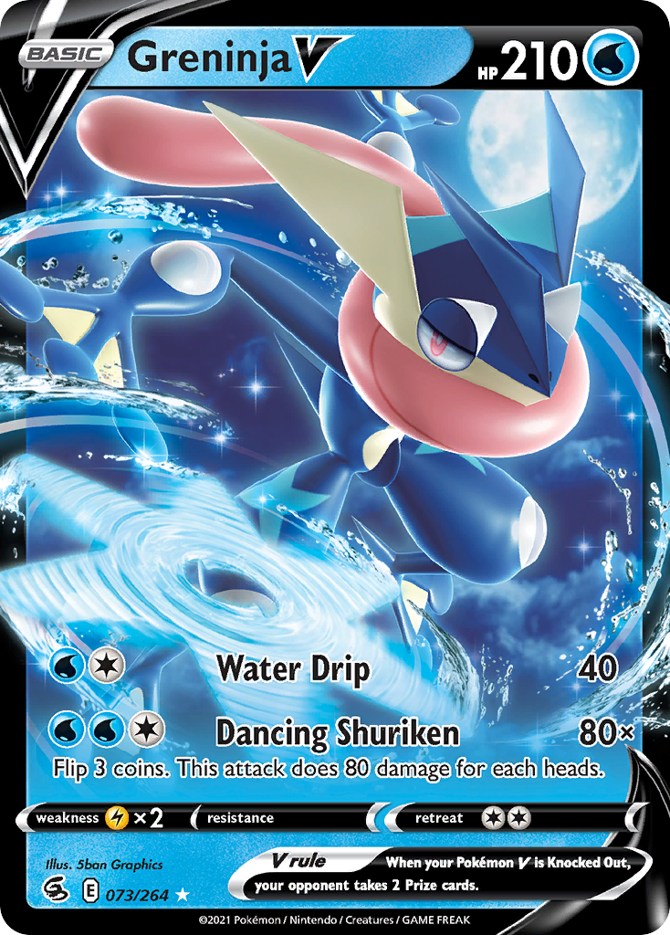 Greninja V (073/264) (Intro Deck) [Sword & Shield: Fusion Strike] | Rock City Comics