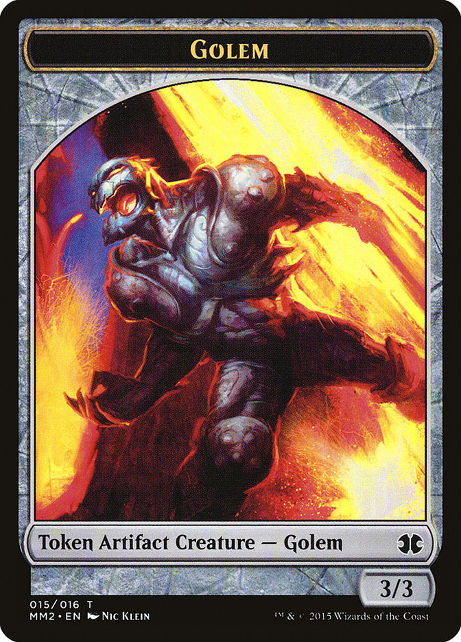 Golem Token [Modern Masters 2015 Tokens] | Rock City Comics