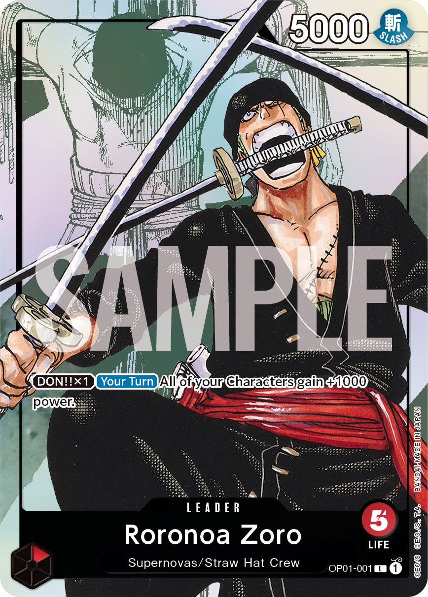 Roronoa Zoro (Alternate Art) [One Piece Promotion Cards] | Rock City Comics