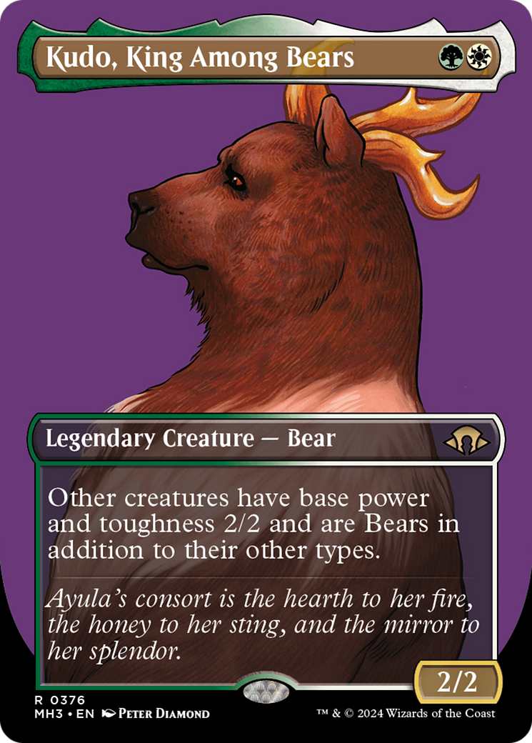 Kudo, King Among Bears (Borderless) [Modern Horizons 3] | Rock City Comics