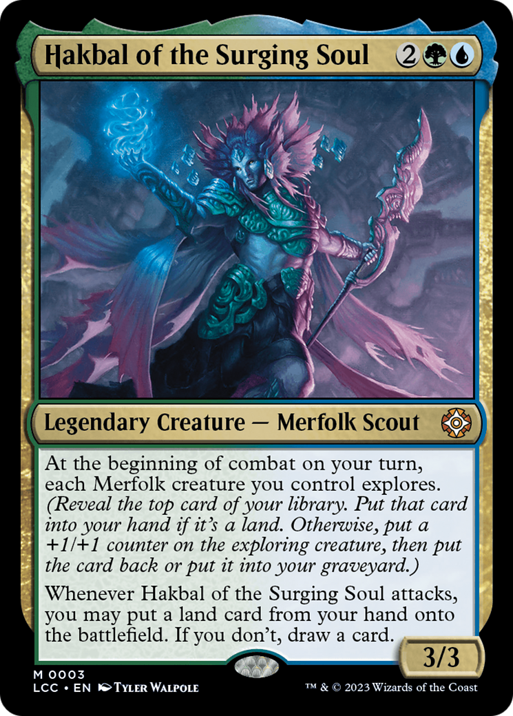 Hakbal of the Surging Soul [The Lost Caverns of Ixalan Commander] | Rock City Comics