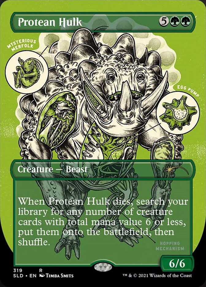 Protean Hulk (Borderless Foil Etched) [Secret Lair Drop Series] | Rock City Comics