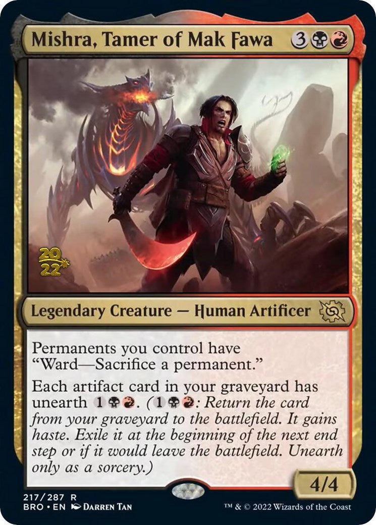 Mishra, Tamer of Mak Fawa [The Brothers' War Prerelease Promos] | Rock City Comics