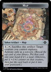 Map // Skeleton Pirate Double-Sided Token [The Lost Caverns of Ixalan Commander Tokens] | Rock City Comics