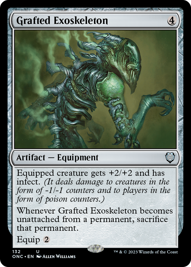 Grafted Exoskeleton [Phyrexia: All Will Be One Commander] | Rock City Comics