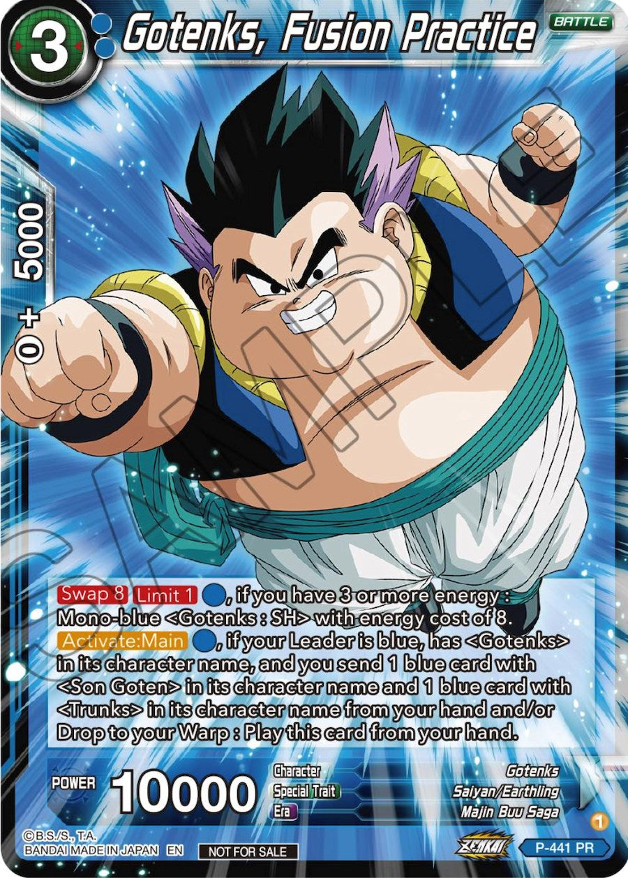 Gotenks, Fusion Practice (Zenkai Series Tournament Pack Vol.2) (P-441) [Tournament Promotion Cards] | Rock City Comics