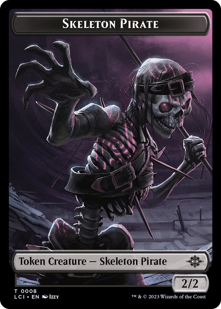 Skeleton Pirate Token [The Lost Caverns of Ixalan Tokens] | Rock City Comics