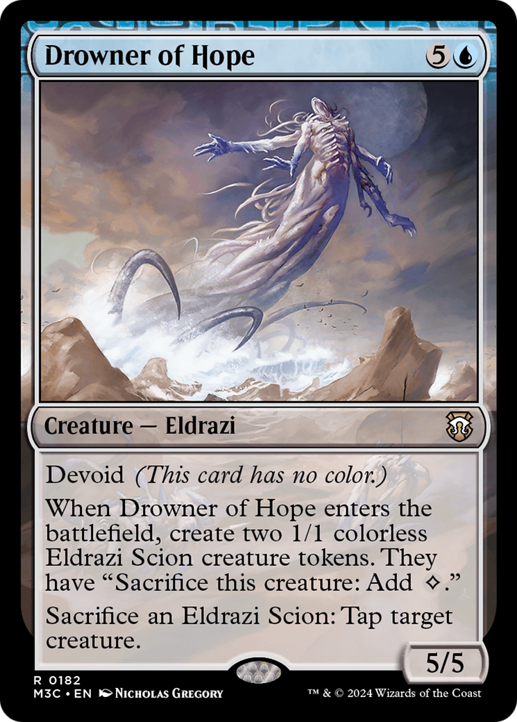 Drowner of Hope (Ripple Foil) [Modern Horizons 3 Commander] | Rock City Comics