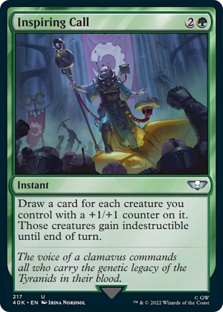 Inspiring Call (Surge Foil) [Warhammer 40,000] | Rock City Comics