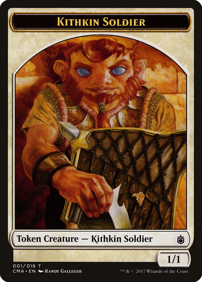Kithkin Soldier Token [Commander Anthology Tokens] | Rock City Comics