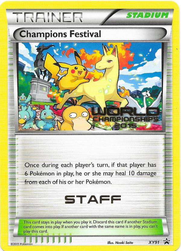 Champions Festival (XY91) (2015 Quarter Finalist) [XY: Black Star Promos] | Rock City Comics