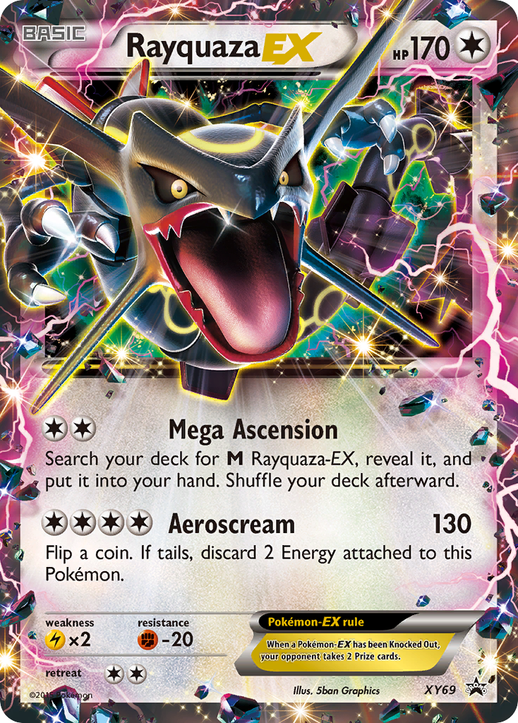 Rayquaza EX (XY69) (Shiny) [XY: Black Star Promos] | Rock City Comics