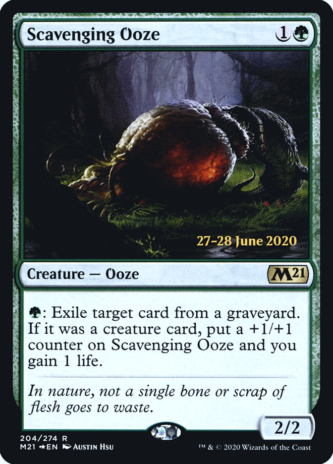 Scavenging Ooze [Core Set 2021 Prerelease Promos] | Rock City Comics