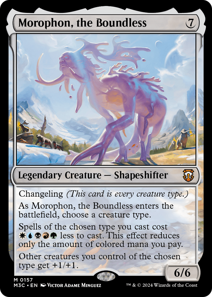 Morophon, the Boundless (Ripple Foil) [Modern Horizons 3 Commander] | Rock City Comics