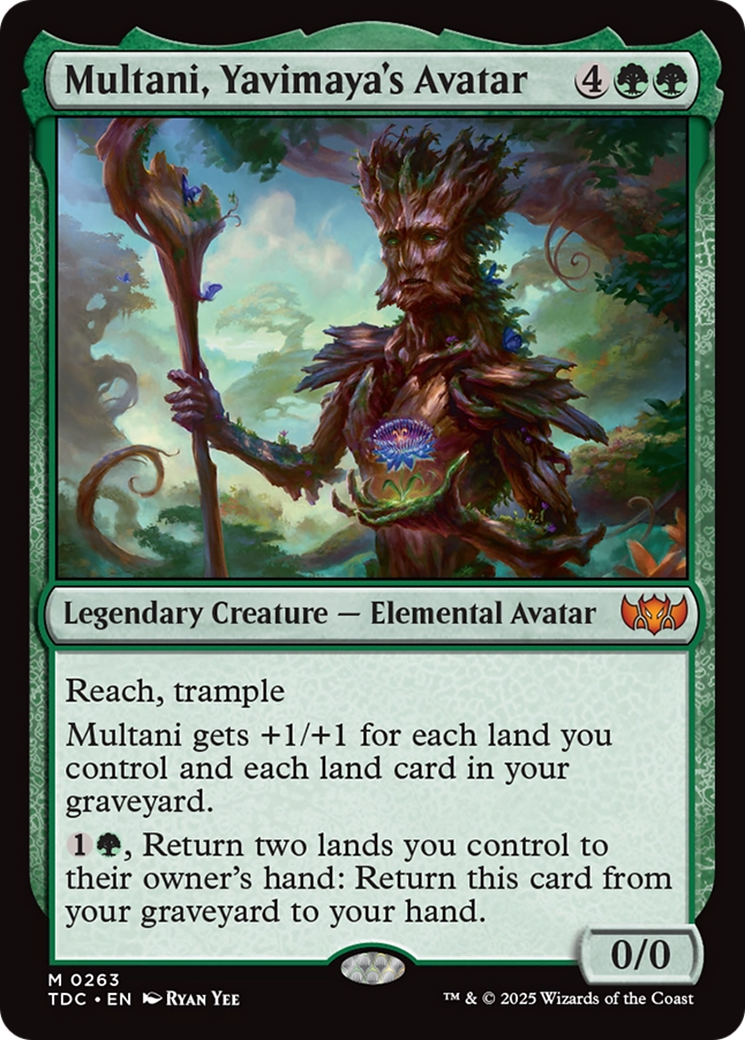 Multani, Yavimaya's Avatar [Tarkir: Dragonstorm Commander] | Rock City Comics