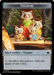 Rabbit // Treasure Double-Sided Token [Bloomburrow Tokens] | Rock City Comics