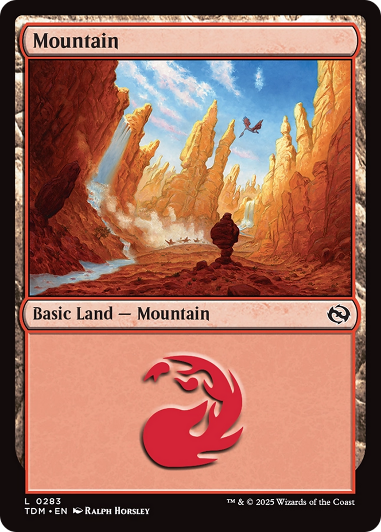 Mountain (0283) [Tarkir: Dragonstorm] | Rock City Comics