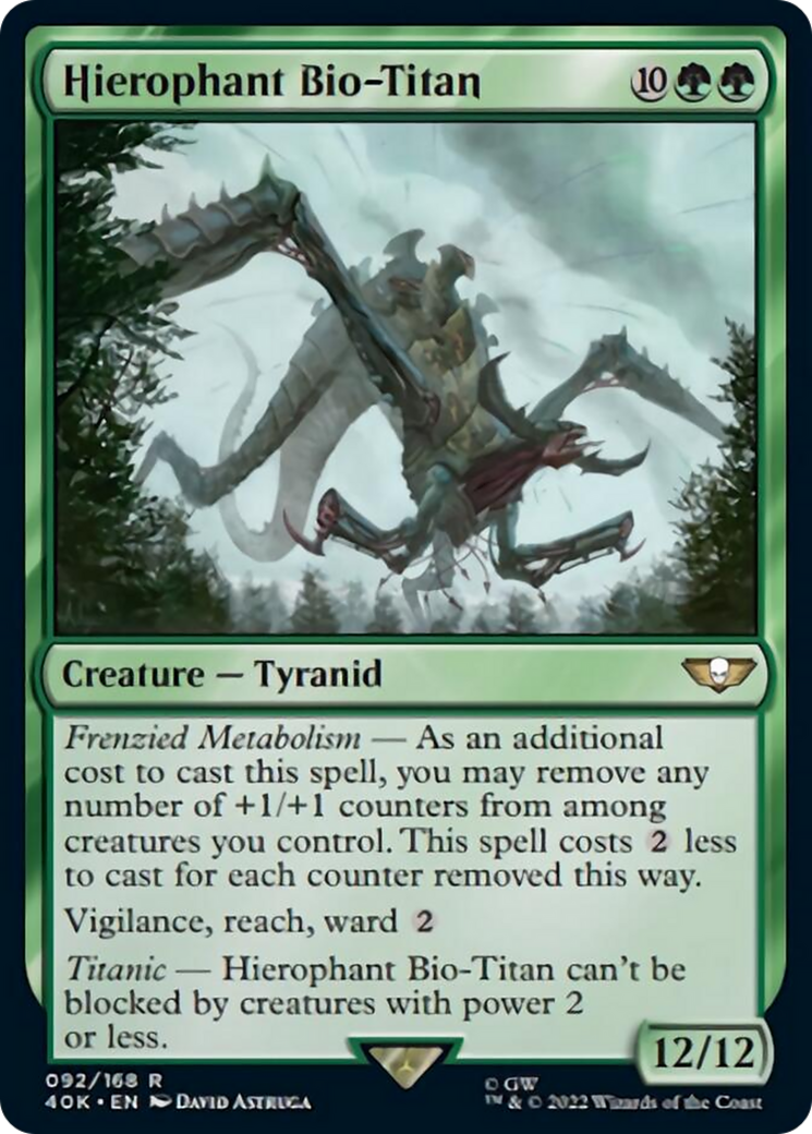 Hierophant Bio-Titan (Surge Foil) [Warhammer 40,000] | Rock City Comics