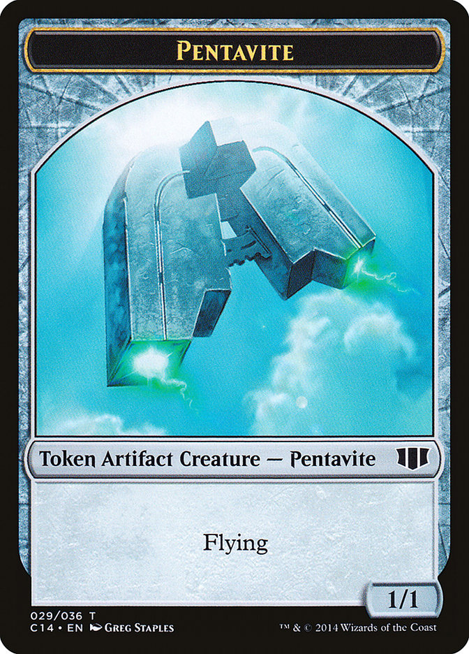 Myr // Pentavite Double-Sided Token [Commander 2014 Tokens] | Rock City Comics