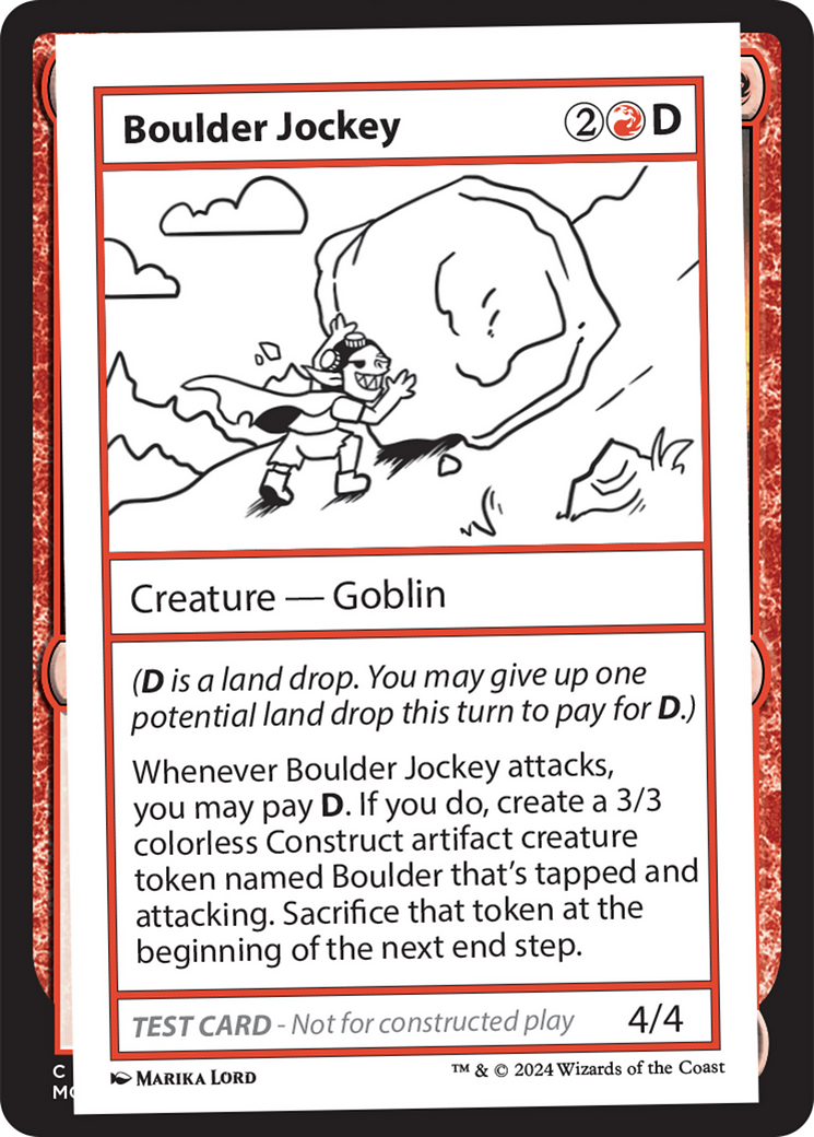 Boulder Jockey [Mystery Booster 2 Playtest Cards] | Rock City Comics