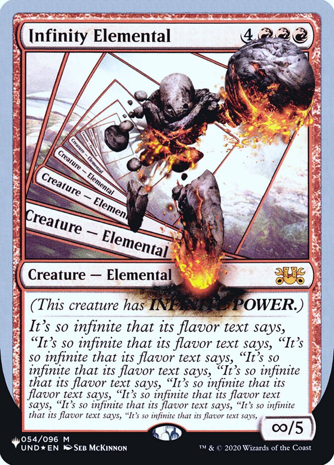 Infinity Elemental (Unfinity Foil Edition) [The List] | Rock City Comics