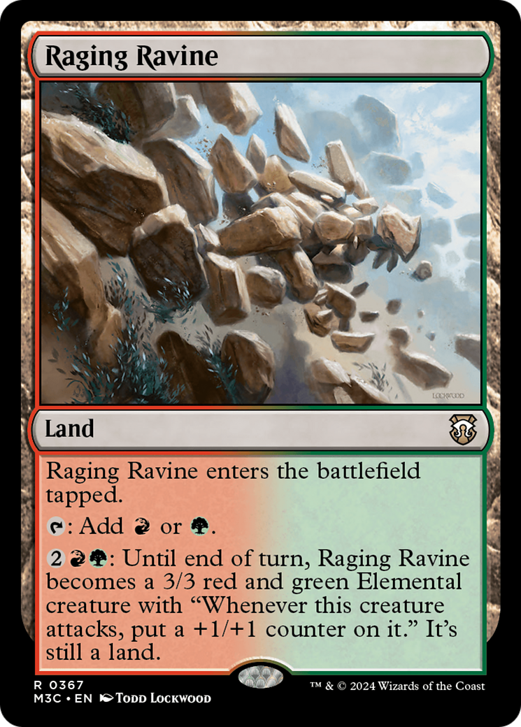 Raging Ravine (Ripple Foil) [Modern Horizons 3 Commander] | Rock City Comics