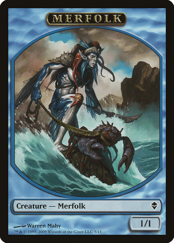 Merfolk Token [Zendikar Tokens] | Rock City Comics