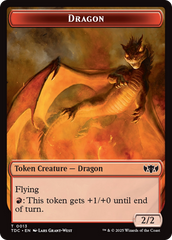 Dragon Egg // Dragon (0013) Double-Sided Token [Tarkir: Dragonstorm Commander Tokens] | Rock City Comics