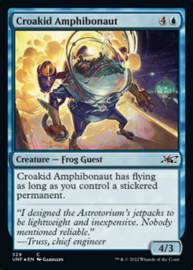 Croakid Amphibonaut (Galaxy Foil) [Unfinity] | Rock City Comics