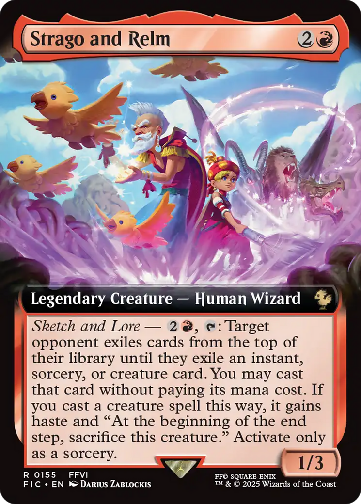 Strago and Relm (Extended Art) [FINAL FANTASY Commander] | Rock City Comics